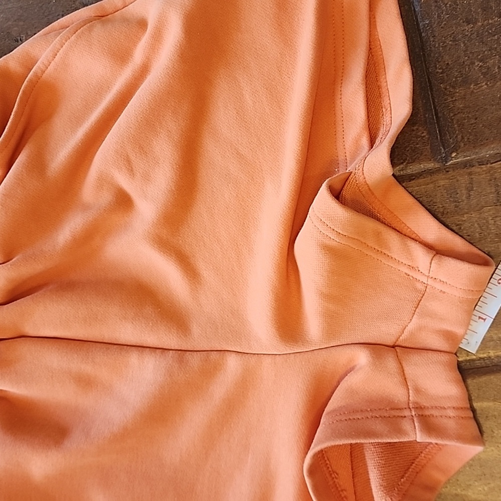 Tresor Cache Boutique Orange Hooded Zip-Up Longsleeve Romper Shorts - Picture 13 of 13